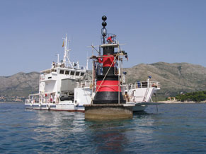 Light beacon Shoal Seka velika – aid owned by Plovput