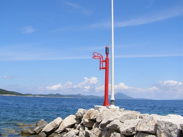 Postavljanje lučkog svjetla Rovenska, glava lukobrana (PS, br. 264,3)