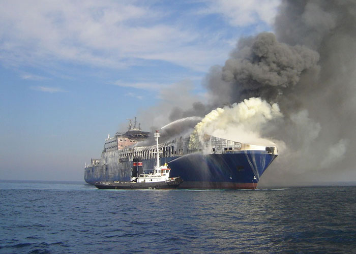 M/B Und Adriatic - požar na brodu